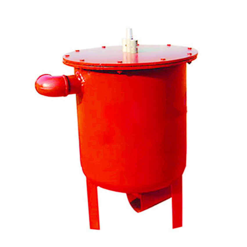 照著(zhù)瓦斯管徑匹配合適的負壓排渣放水器